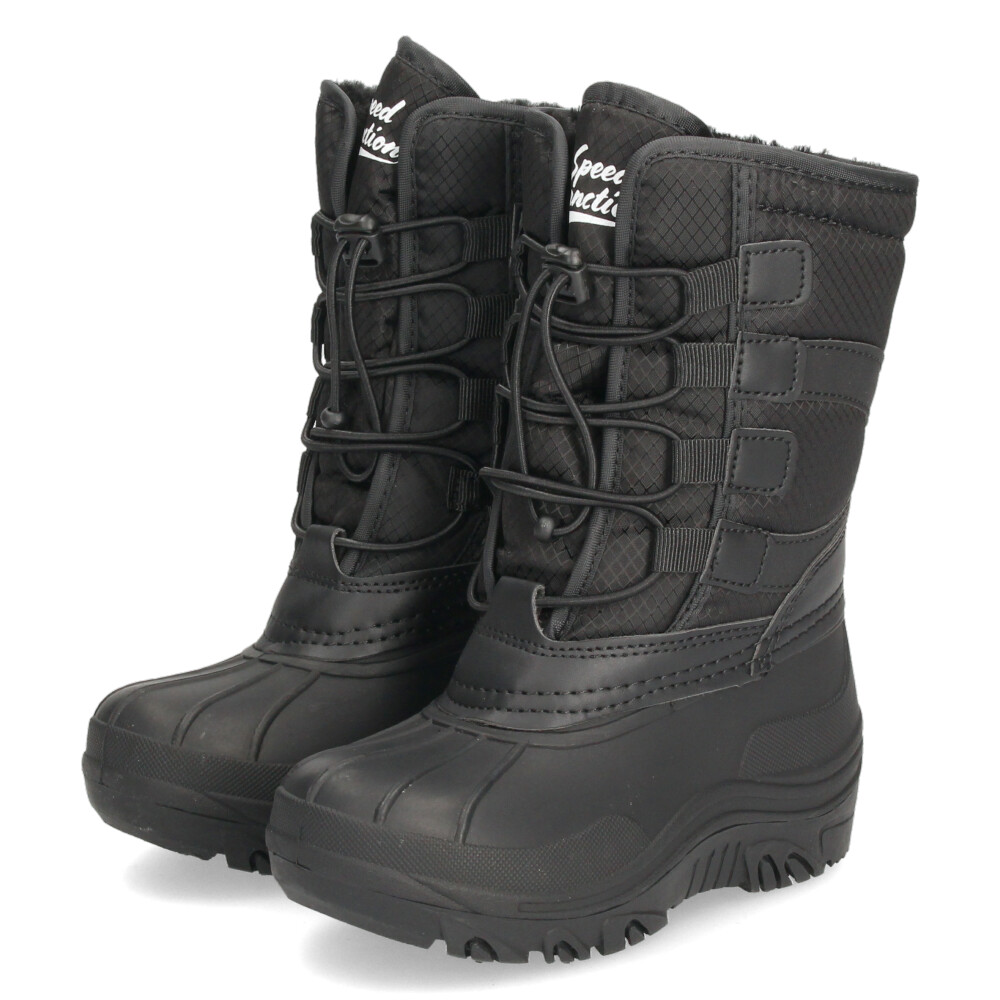 スノーブーツ キッズ ジュニア 男の子 防水 防滑 防寒 スパイク ボア