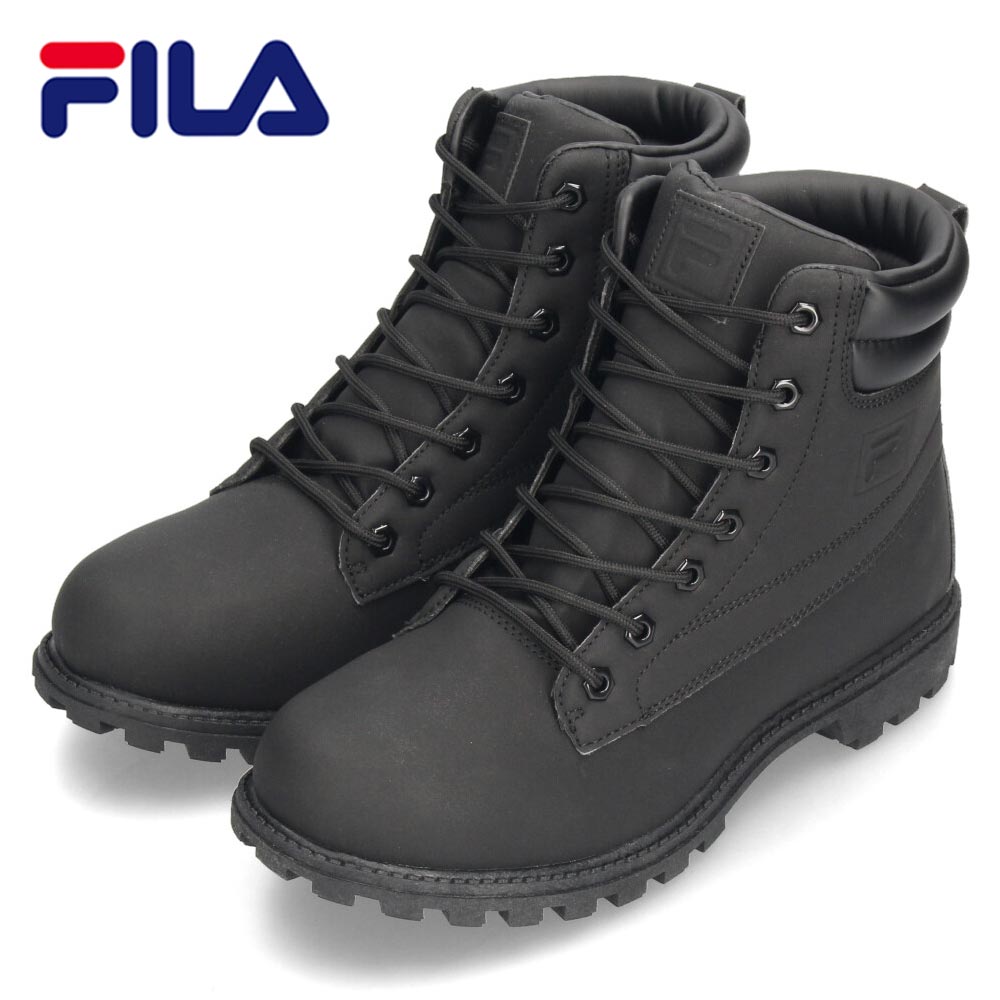 フィラ FILA メンズ ブーツ ウォーターズエッジ ブラック 黒 防水 カジュアル シューズ 靴 ...