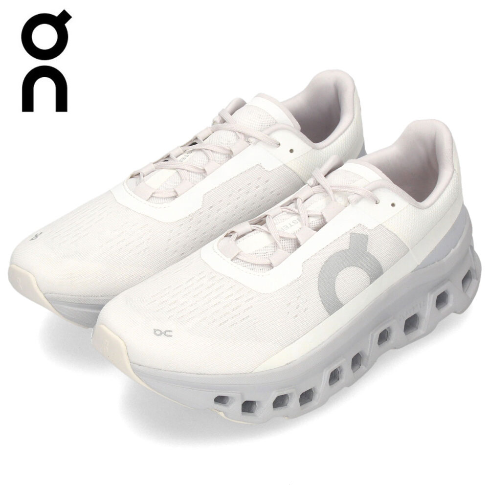 美品‼️onクラウドモンスター　ホワイト スニーカー25.5 On（オン） クラウドモンスター メンズ スニーカー On Cloudmonster