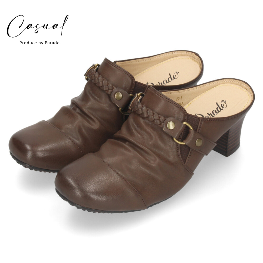 Parade レディース オックスフォード ヒール ローファー メリー