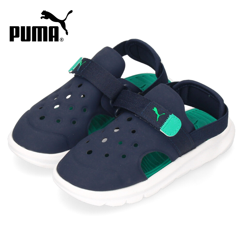 PUMA ベビー プーマ エボルブ AC サンダル 389148 01 ブラック