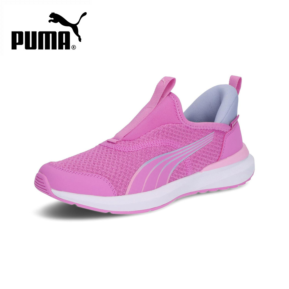 プーマ キッズ ジュニア スニーカー 男の子 女の子 スリッポン 黒 PUMA クルーズ プロフォーム イーズイン 397633 子供 靴 履きやすい クッション性の画像