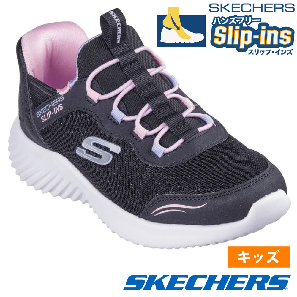 新品 SKECHERS slip-ins スニーカー 21cm SKECHERS スケッチャーズ スニーカー レディース 靴 黒 ブラック