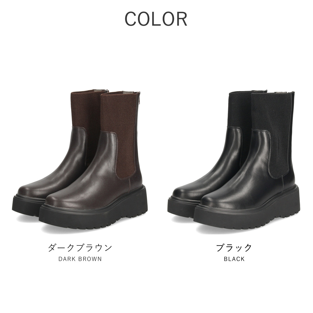 Parade ブーツ レディース 厚底 ショートブーツ 伸びる 歩き