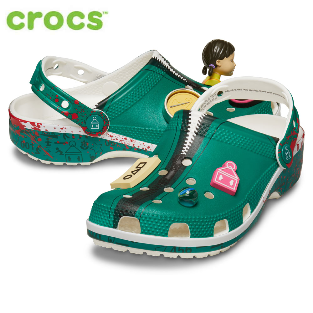 クロックス イカゲーム クラシック クロッグ crocs クロックス イカゲーム クラシック クロッグ SQUID GAME