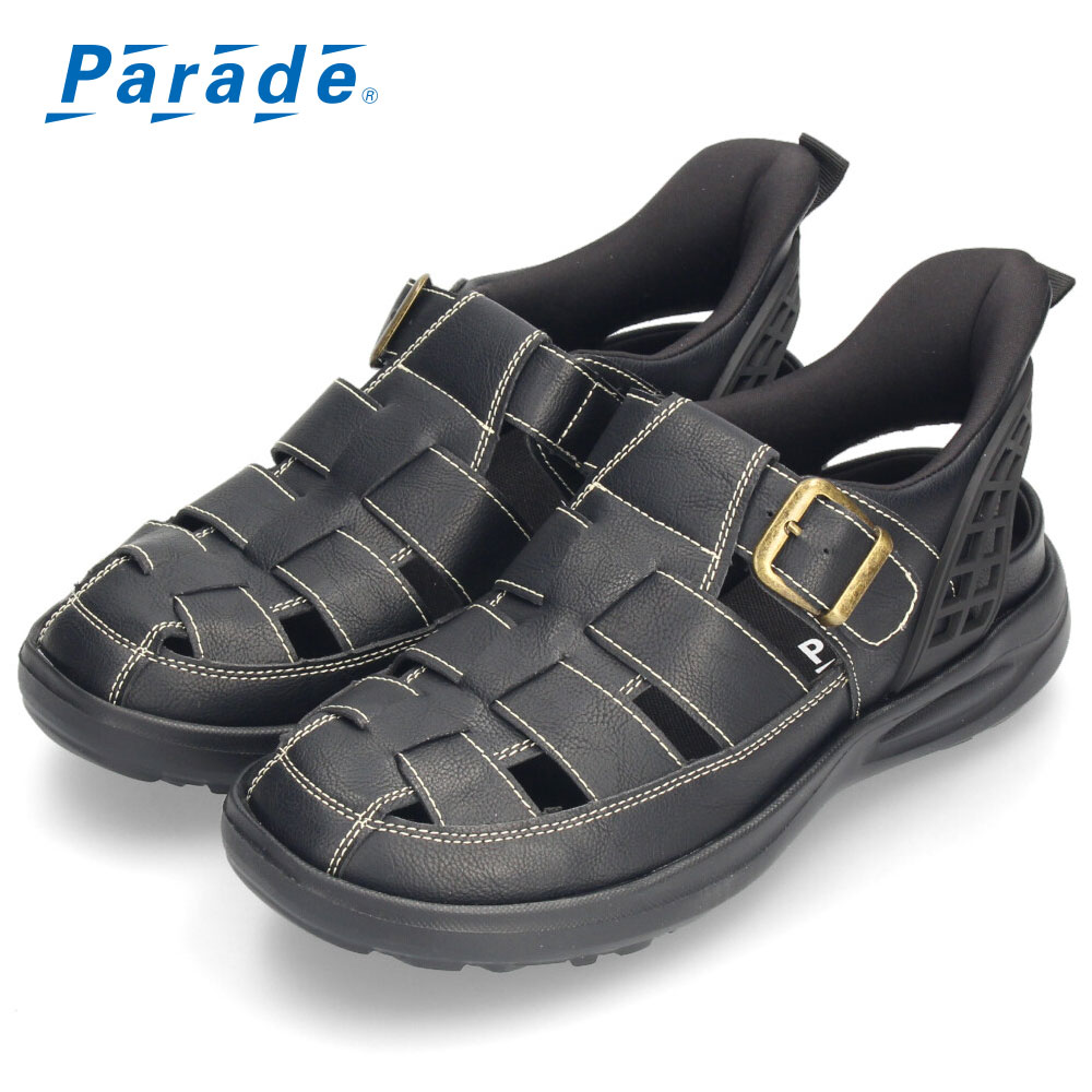 toga メンズ　サンダル Parade メンズ サンダル かかと付き 手を使わず履ける シューズ