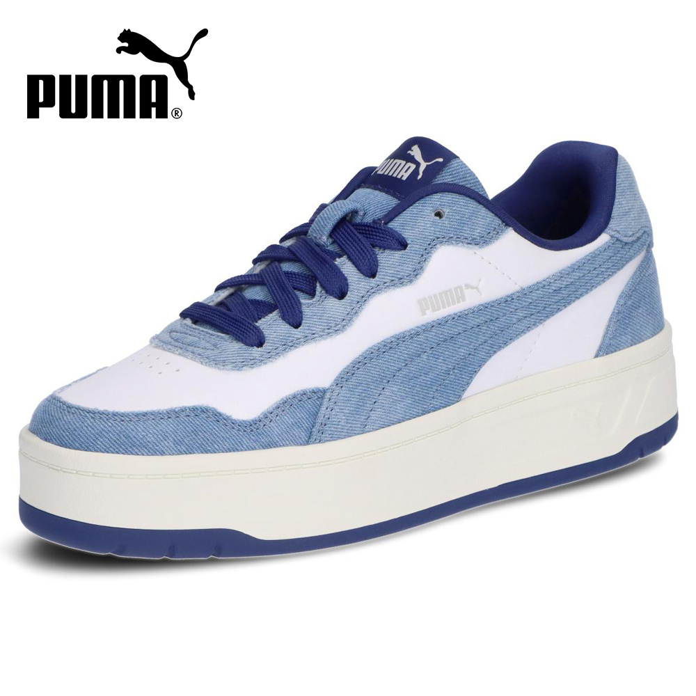 PUMA（プーマ） コート ラリー スカイ デニム フラワー 400368 407396