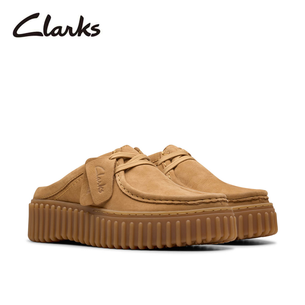 Clarks（クラークス） 爆買 レディース サボサンダル 厚底 本革 トー