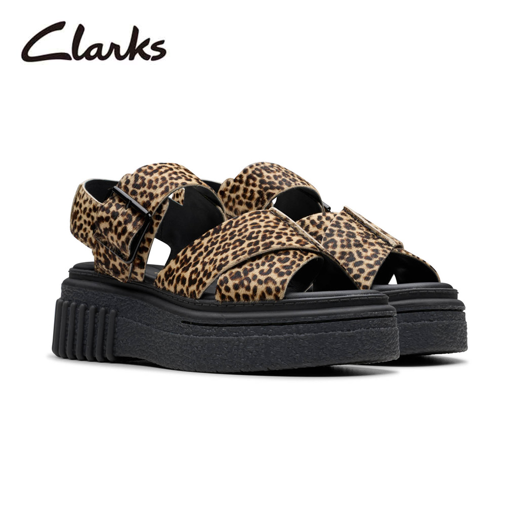 クラークス レディース サンダル 厚底 本革 アンクルストラップ Clarks Evamar Wish 26182050 26181199 26181202 | Clarks | 01