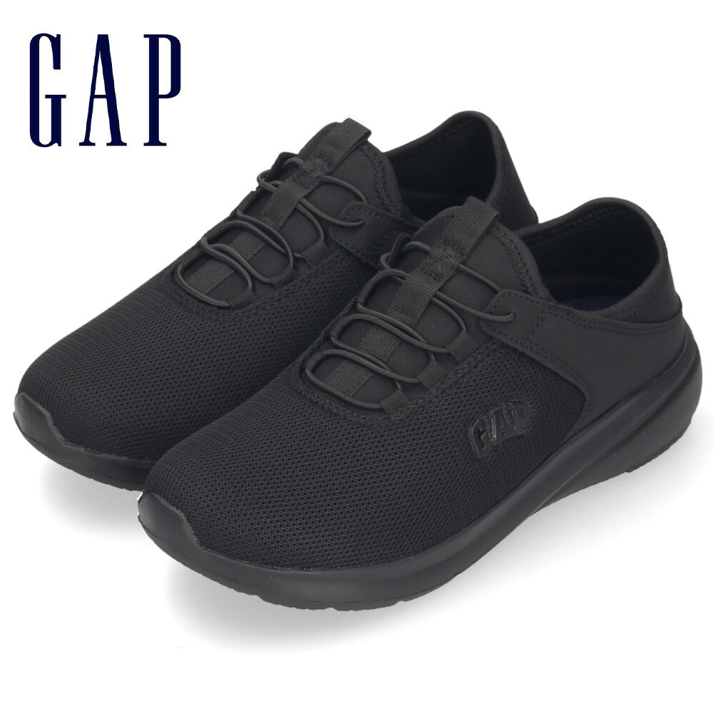 GAP ギャップ スニーカー レディース メンズ 靴 スリッポン 黒