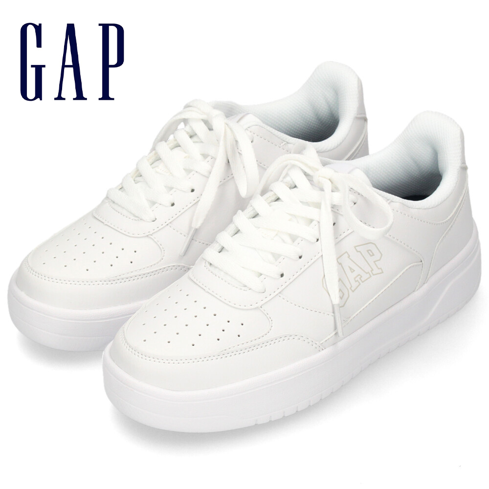 GAP ギャップ スニーカー レディース メンズ 厚底 軽量 ホワイト