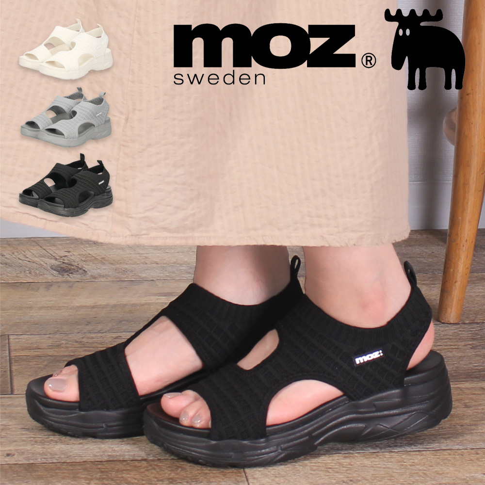 moz（モズ） サンダル レディース 厚底 51103 moz カジュアル カバード