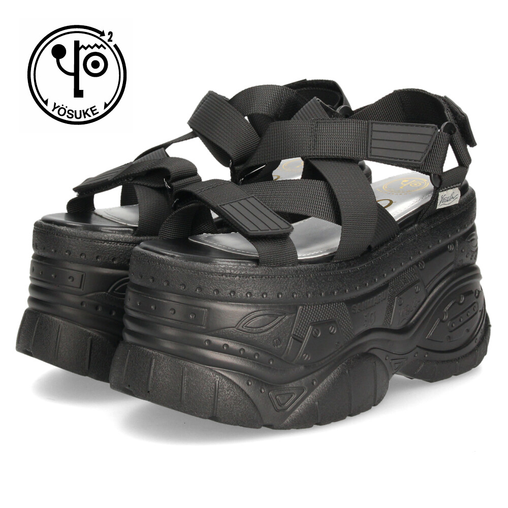 YOSUKE ヨースケ 厚底サンダル レディース ストラップ スポーツ
