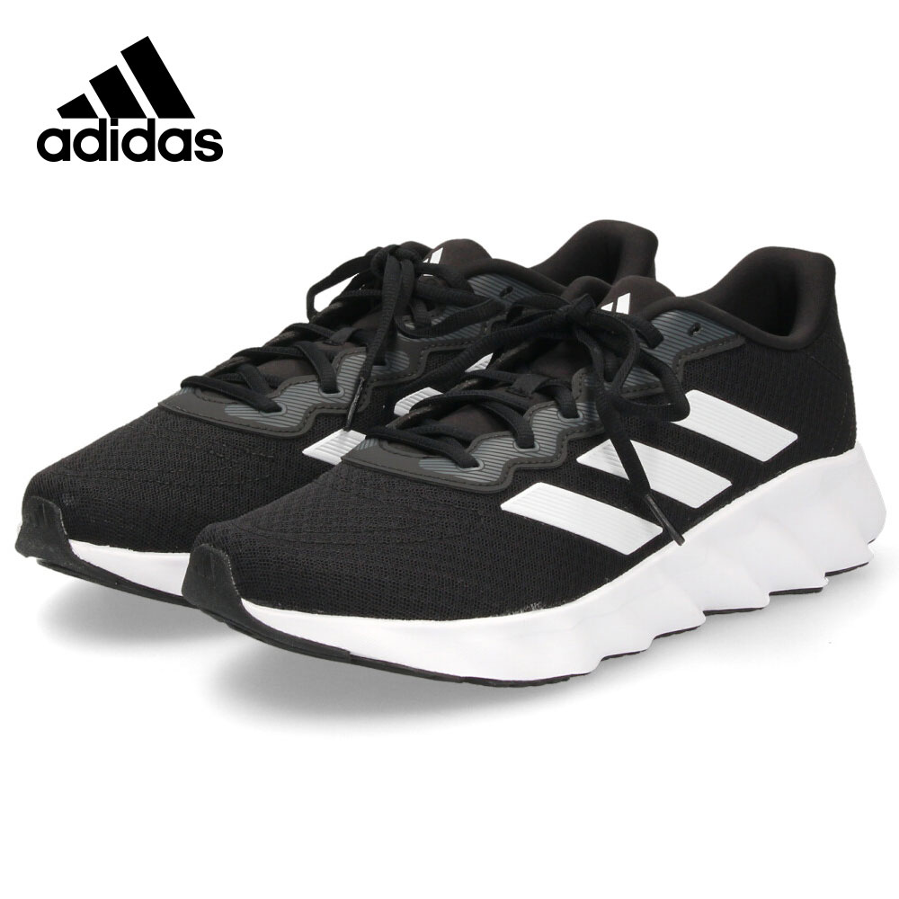 adidas（アディダス） スニーカー メンズ カジュアル シューズ 黒 白