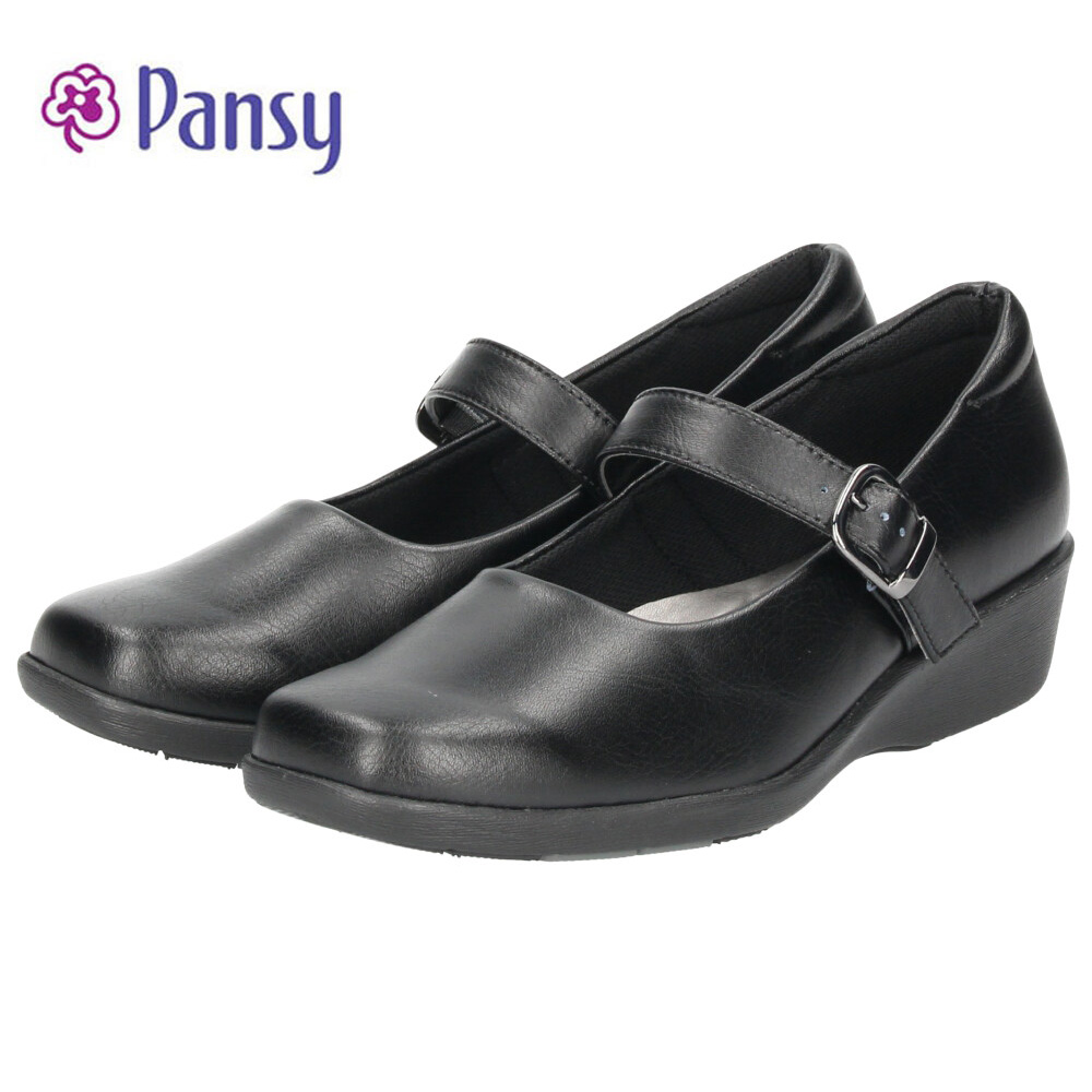 PANSY（パンジー） パンプス レディース 靴 黒 ブラック オフィス 軽量