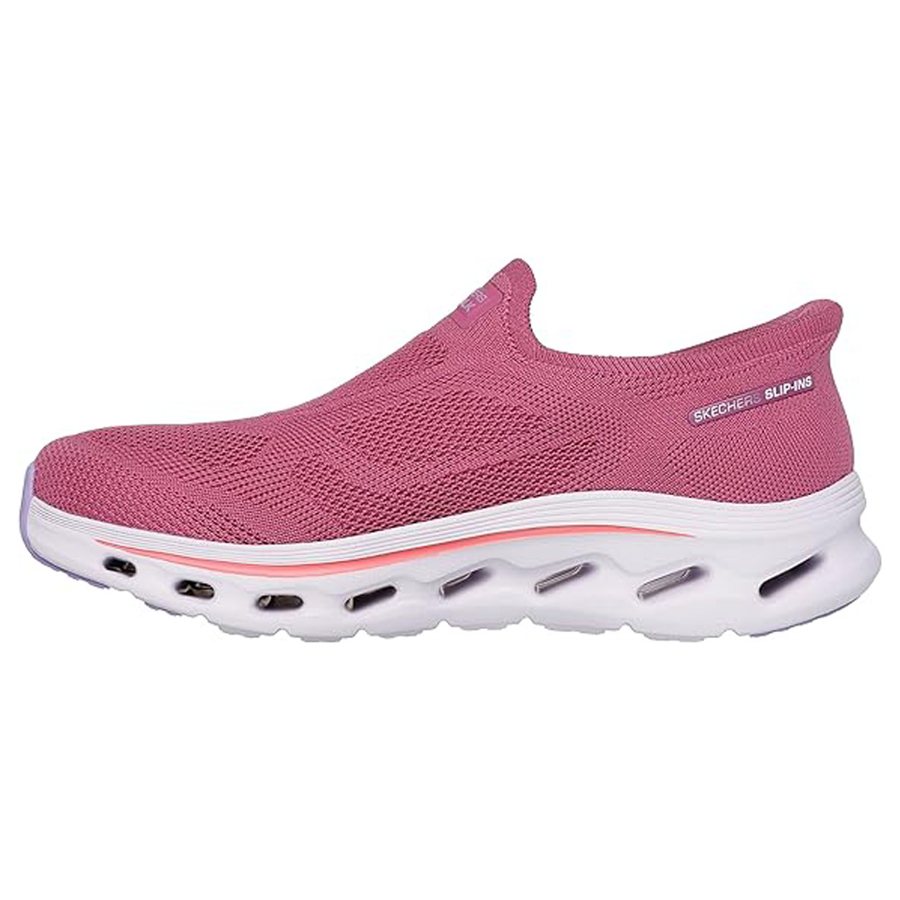 SKECHERS スケッチャーズ レディース スニーカー スリッポン スリップインズ ハンズフリー ゴーウォーク グライドステップ 2.0 - アネット GO WALK GLIDE-STEP 2.0 ANNETTE 125120 ネイビー ピンク 【レディース】 SKECHERS（スケッチャーズ） 【CM掲載商品】スケッチャーズ スリップ
