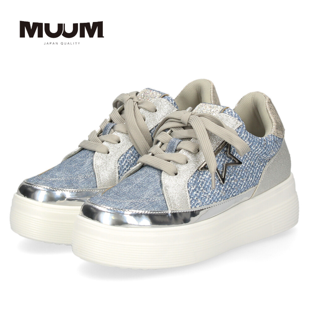 MUUM（ムーム） レディース 厚底スニーカー カジュアルシューズ