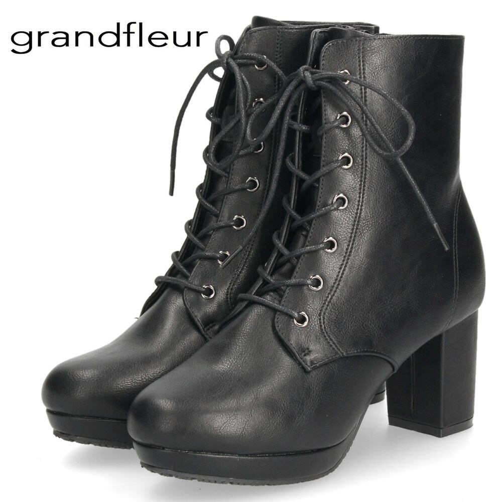 grandfleur（グランドフルール） ショートブーツ レディース レース