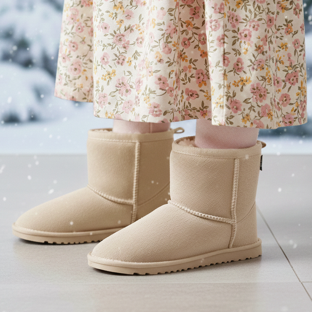 Parade キッズ ムートンブーツ ブーツ 靴 キャメル ブラック ベージュ