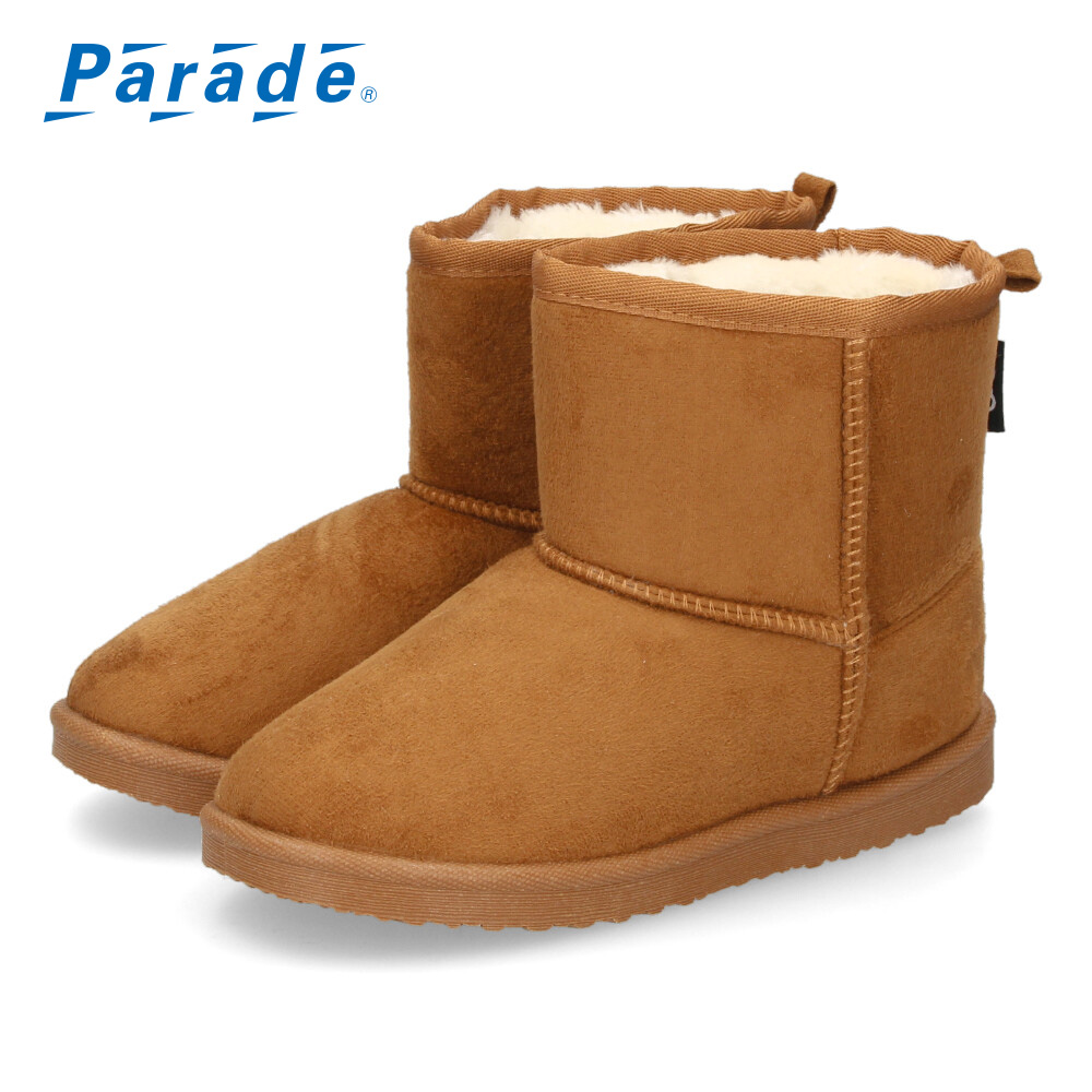 Parade キッズ ムートンブーツ ブーツ 靴 キャメル ブラック ベージュ