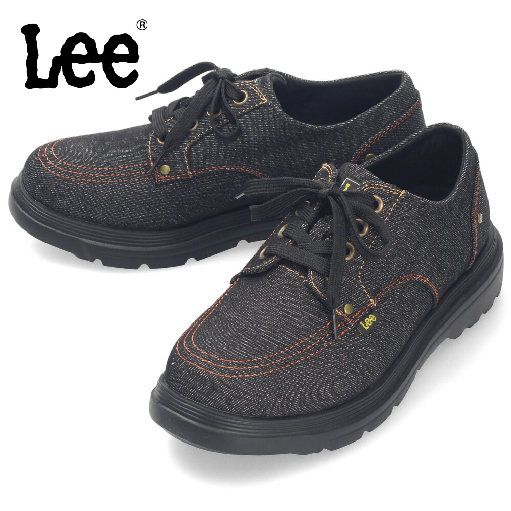 Lee（リー） スニーカー メンズ デニム 靴 カジュアルシューズ 大人