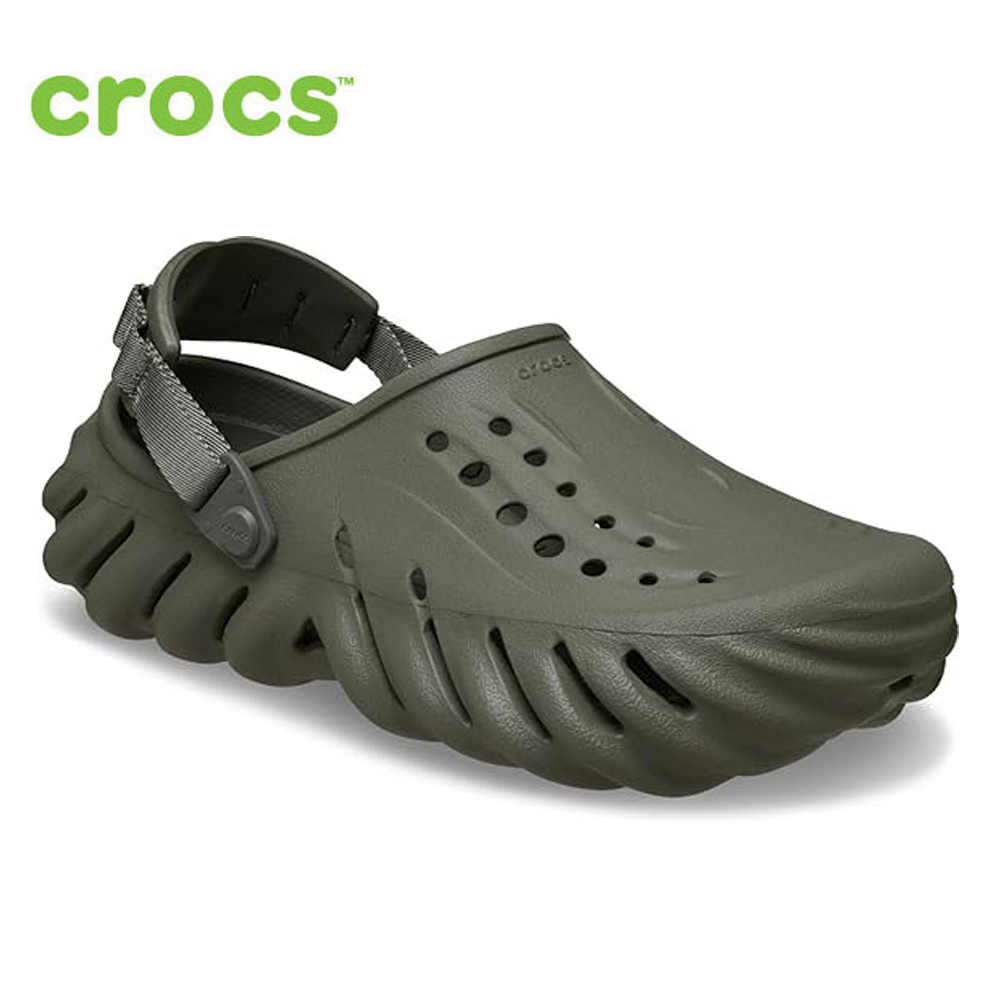 crocs（クロックス） メンズ サンダル 軽い エコー クロッグ 黒