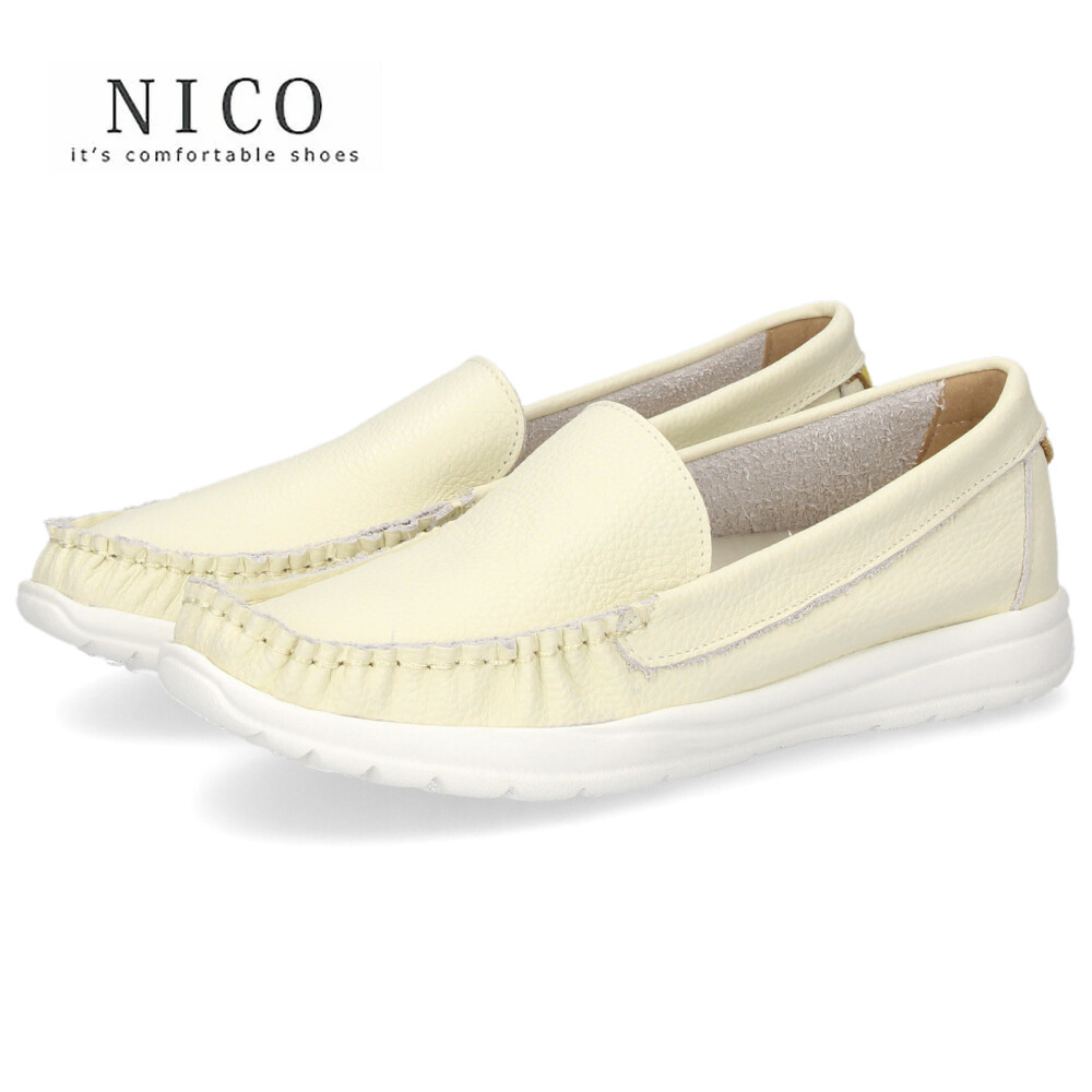 ニコ（NICO） スリッポン レディース スニーカー 靴 シューズ 本革