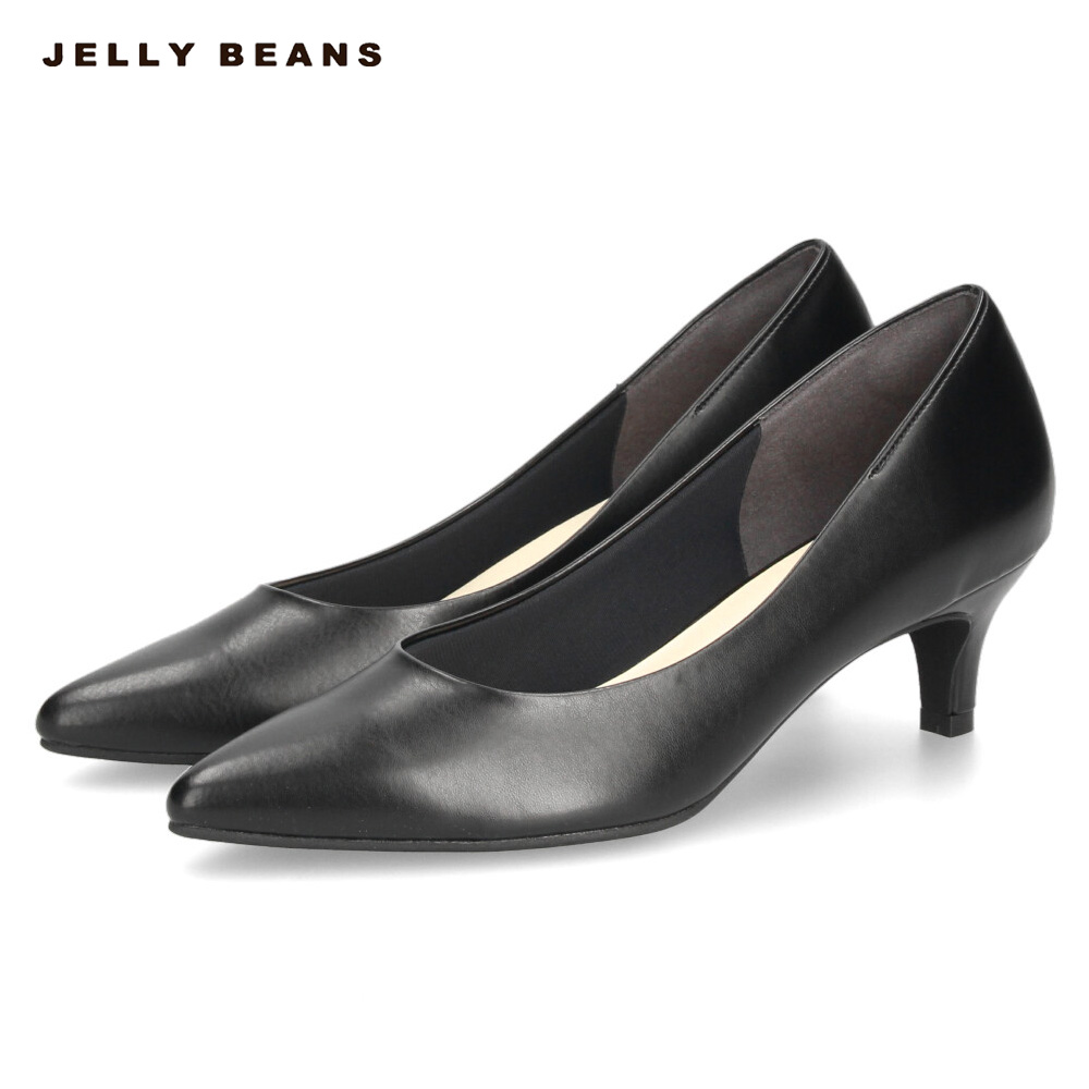 JELLY BEANS（ジェリービーンズ） レディース パンプス ブラック 黒
