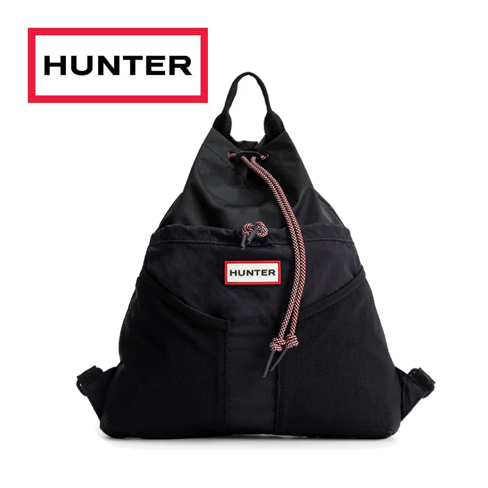 タグ付き HUNTER ブラック リュック・ショルダーバッグセット HUNTER（ハンター） リュック ショルダーバック 軽量 撥水 3WEY