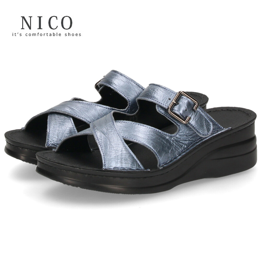 ニコ（NICO） サンダル レディース つっかけ 疲れない 歩きやすい
