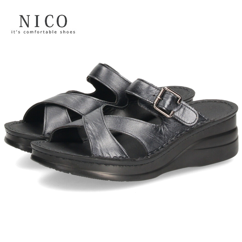ニコ（NICO） サンダル レディース つっかけ 疲れない 歩きやすい