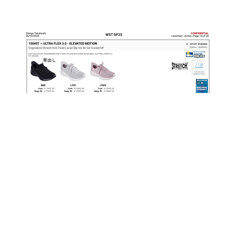 SKECHERS（スケッチャーズ） スリップインズ スリッポン スニーカー