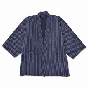 はんてん 日本製  刺子織作務衣式綿入袢天  さしこおりさむえしきわたいりはんてん   男性用 フリ...