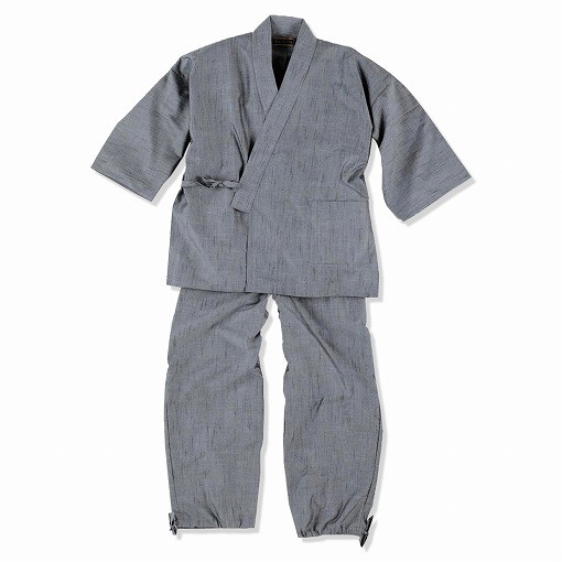 作務衣 メンズ 日本製 正絹作務衣 シルク100% 通年 : 8001 : 作務衣