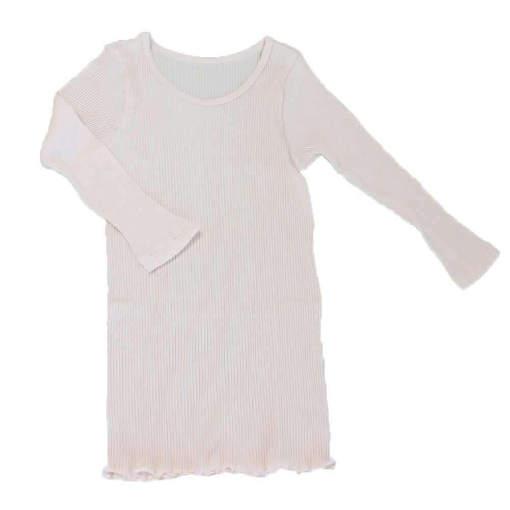 u♦︎未使用デプレ　薄い黄色　コットンリブニット　サイズフリー 96ce015-26896-d01b.jpg