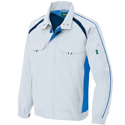 春夏用作業服 作業着 長袖サマーブルゾン AZ-1730 (5L) エコワーカー