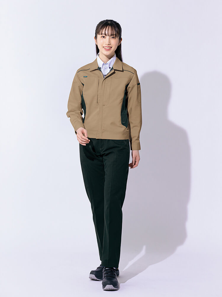 アイトス 作業服 上下セット 長袖ブルゾン AZ-3501 4L ＆ ワークパンツ