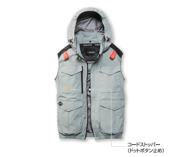 BURTLE（バートル） エアークラフト ACベスト 服単品 AC2104 S-XXL