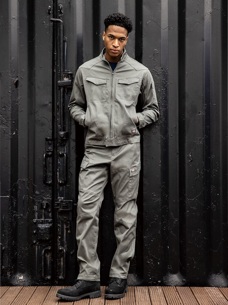 Dickies（ディッキーズ） 作業服 ストレッチヘリンボーンカーゴパンツ