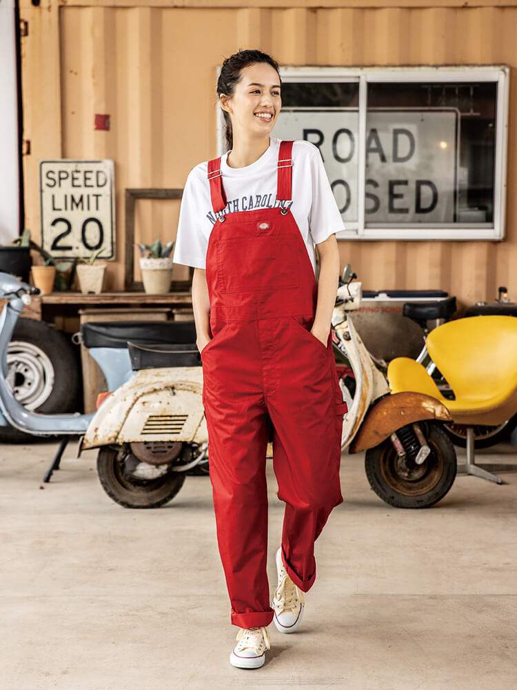 Dickies（ディッキーズ） 作業服 ライトT/Cストレッチ オーバーオール