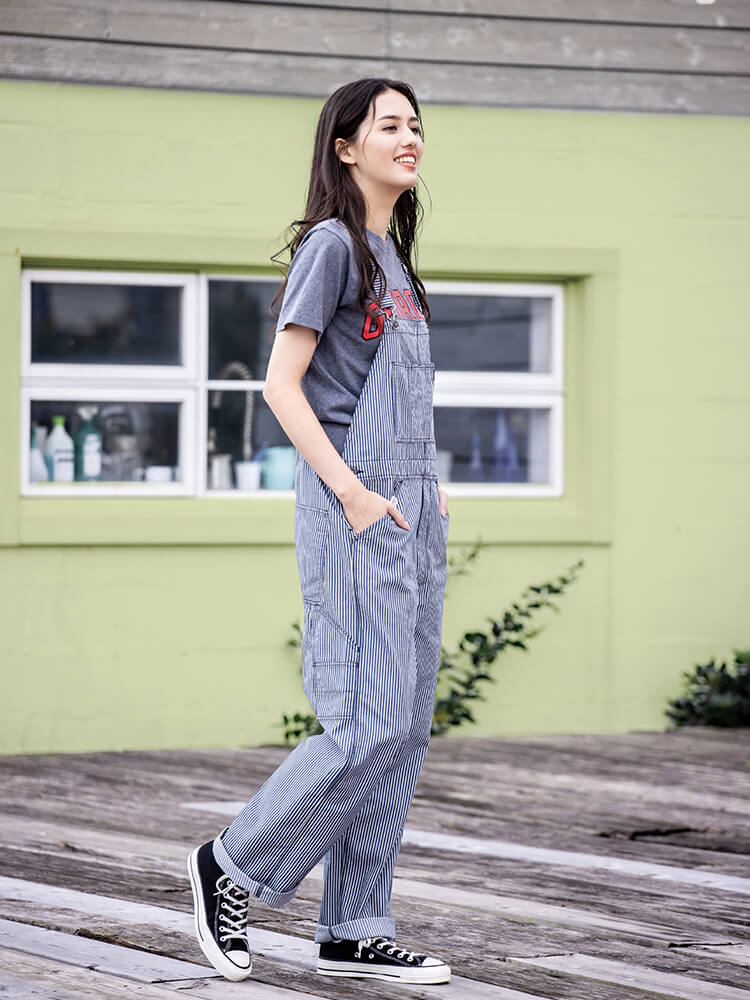 レディース　Club Pants　サイズM Dickies（ディッキーズ） 作業服 ライトストレッチヒッコリー