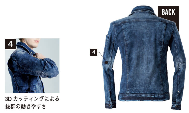作業服 上下セット ワークジャケット 7350 S-4L ＆ カーゴパンツ 7352