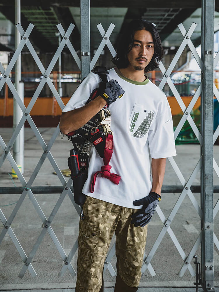 (ももさん)11枚セット新品・3LWガーゼ半袖Tシャツ８枚・パンツ３枚(5L1) 寅壱 作業服 半袖クルーネックTシャツ 5993-618 M-2XL 春夏 TORAICHI
