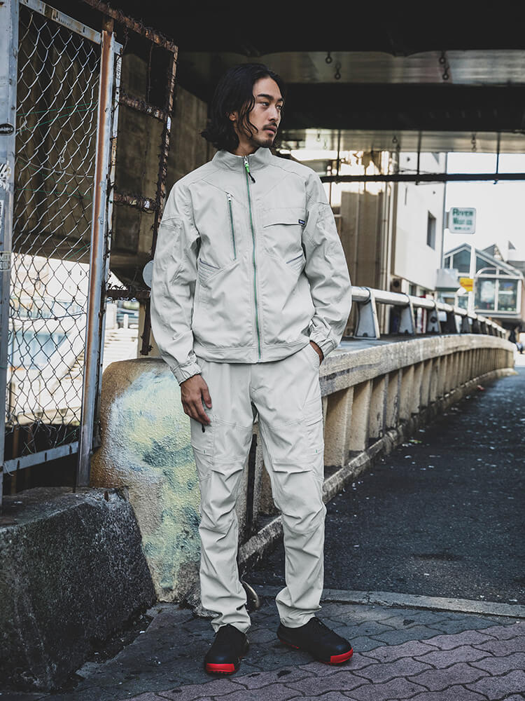 寅壱 作業服 上下セット ワークジャケット 9551-124 S-3L ＆ カーゴー