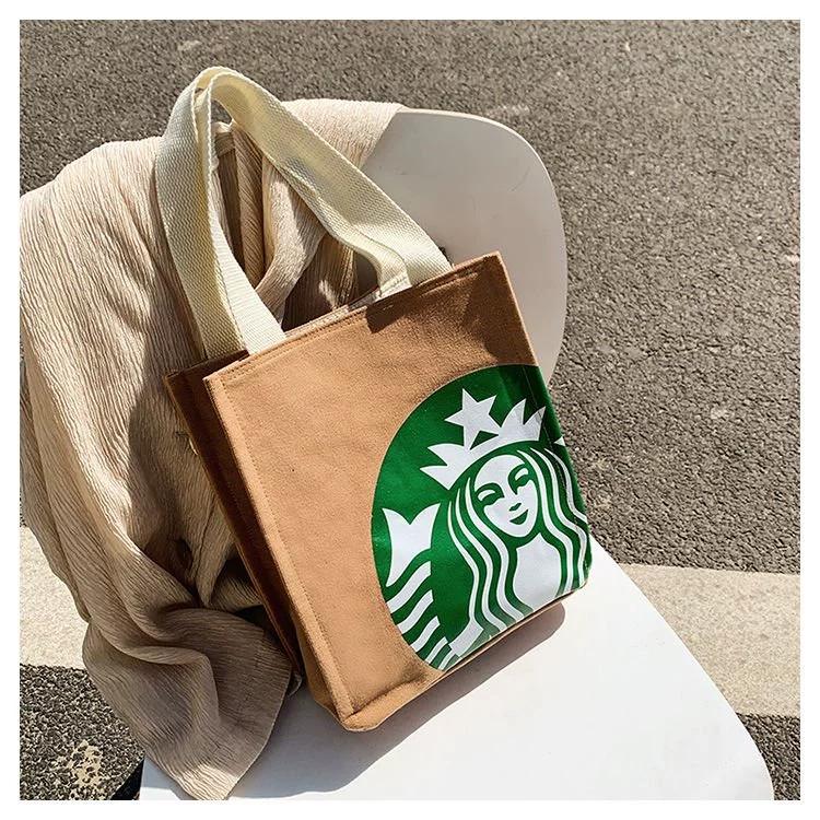 STARBUCKS スターバックス トートバッグ お買い物 エコバッグ 弁当バッグ　男女兼用