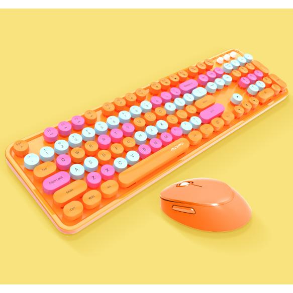 ワイヤレス キーボード マウス セット カラー豊富 かわいい 可愛い