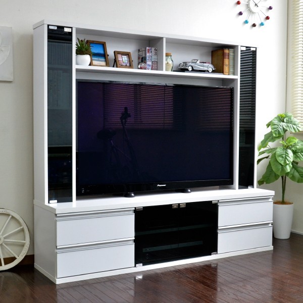 テレビ台 ハイタイプ 壁面家具 リビング壁面収納 50インチ対応 TV台