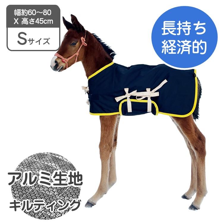 当歳 馬服 Lサイズ 腹当て付き 裏面アルミ キルティング 子馬 仔馬