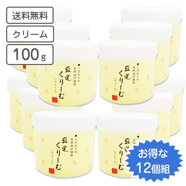 豆乳 くりーむ 100g 6個セット 保湿クリーム 日本製 : グレードワン