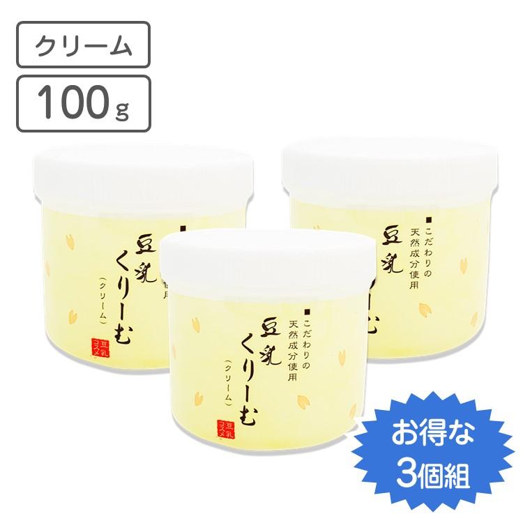 豆乳 くりーむ 100g 6個セット 保湿クリーム 日本製 : グレードワン
